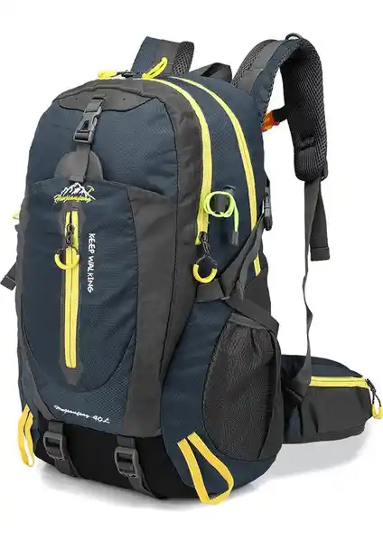 Hwjianfeng 40L Suya Dayanıklı Kamp ve Yürüyüş Sırt Çantası, Hafif ve Dayanıklı Outdoor Çanta