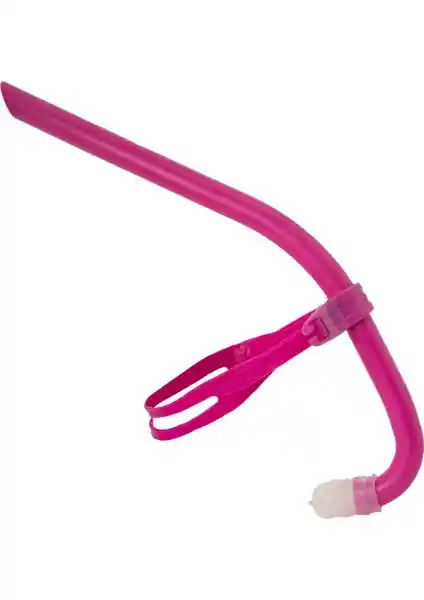 İkavi Önden Takmalı Valfsiz Şnorkel Pembe - Çocuklar ve Yetişkinler İçin Pratik ve Konforlu Su Sporları Ekipmanı