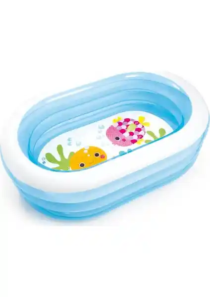 İntex Şeffaf Oval Havuz 163x107x46 cm: Yaz Ayları İçin Serinlik ve Eğlence Kaynağı