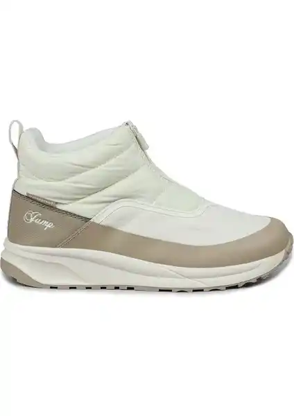 Jump 28795 Fermuarlı Bej Kadın Su Geçirmez Bot: Şık ve Fonksiyonel Tasarım