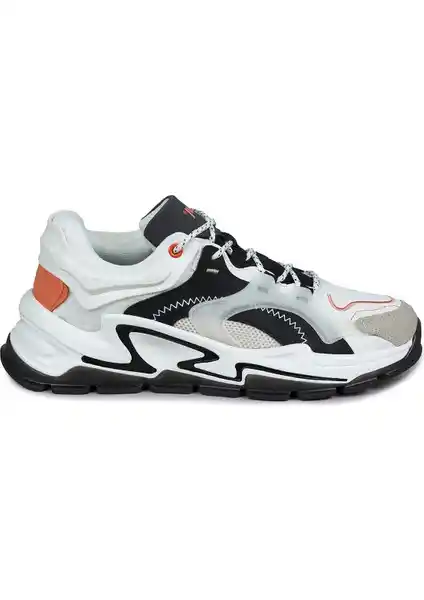 Jump 29096 Beyaz Siyah Kadın Sneaker Günlük Kullanım ve Konfor İçin Tasarlanmış Spor Ayakkabı
