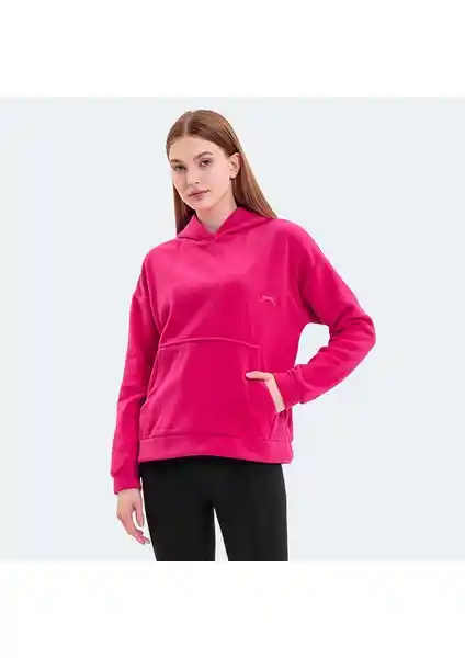 Kadınlar İçin Slazenger SASSA IN Fuşya Polar: Şıklık ve Konforun Buluştuğu Kış Giyim Parçası