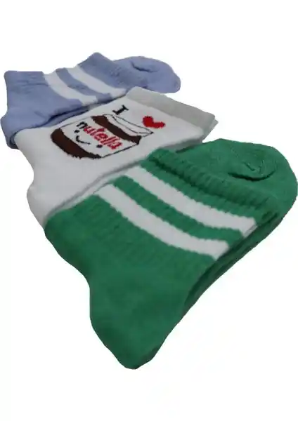 Kapar Yakamoz 3'lü Spor Çoraplar - Rahat ve Şık Unisex Tasarım, Yüksek Konfor