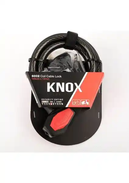 Knox Anahtarlı Kablo Kilit 6002 Güvenlik ve Dayanıklılık İçin Uygun Çözüm