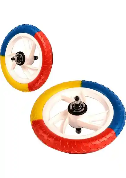 KNT Bisiklet 12 Jant Dolma Teker Seti Dayanıklı ve Şehir Kullanımı İçin Uygun