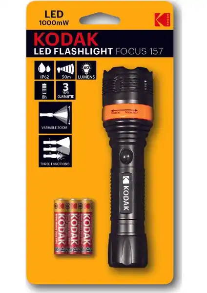 Kodak LED Active 10 LED El Feneri: Hafif, Dayanıklı ve Güçlü Işık Performansı