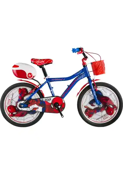 Kron Geroni Spiderman Lisanslı Çocuk Bisikleti 20 İnç Güvenli ve Eğlenceli Tasarım