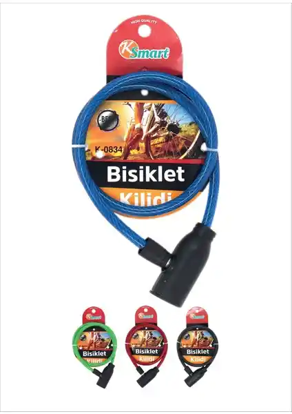 Ksmart K-0834 İnce Yapılı Güçlü ve Güvenilir Bisiklet Kilidi Türkiye'de Satışa Sunuldu