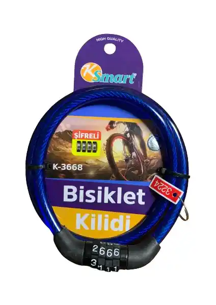 Ksmart Şifreli Bisiklet Kilidi Güvenlik ve Dayanıklılık Özellikleri