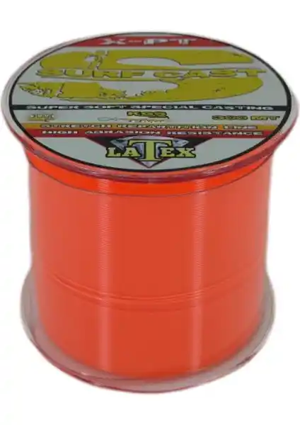 Latex Surf Cast 300M Super Soft Uzak Atış Misinası Balıkçılıkta Yeni Nesil Performans
