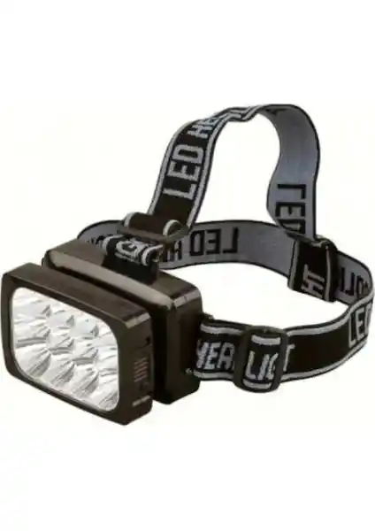 Lazİş Gold HTC 12 Ledli Şarjlı Kafa Feneri Güç ve Konfor Sunan Dayanıklı Tasarım