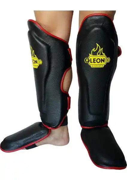 Leon Solid Kick Boks ve Muay Thai Ayak ve Kaval Koruyucu Güvenlik ve Performans Artırıcı Özelliklerle