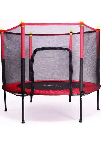 Leyaton Büyük Boy Fileli Trambolin Güvenli ve Dayanıklı Açık Hava Eğlence Aracı