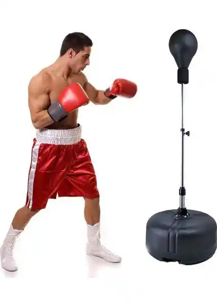 Leyaton Punching Ball 120-156cm ayarlanabilir yüksekliği ile evde fitness ve eğlence sağlar