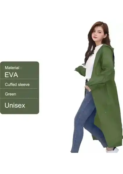 Marlux Raincoat Eva Unisex Yağmurluk: Hafif, Su Geçirmez ve Çok Yönlü Yağmurluk Çözümü