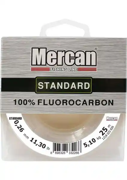 Mercan %100 Fluorocarbon Makara Misina 25 Metre Dayanıklılık ve Performans Özellikleri