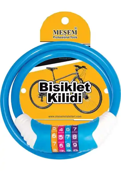 Meşem Bisiklet Kilidi 603 Şifreli Güvenlik ve Kullanım Kolaylığı Sunan Dayanıklı Kilit