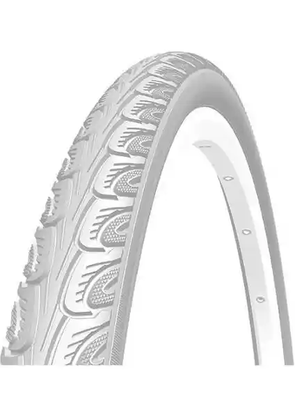 Mitas Rubena Hook 24X1 3/8 Dış Lastik Gri Şehir İçi Ulaşım ve Performans Odaklı
