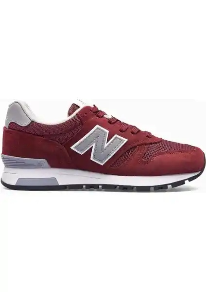 New Balance 565 Bordo Kadın Günlük Spor Ayakkabısı - Rahat ve Şık Tasarım