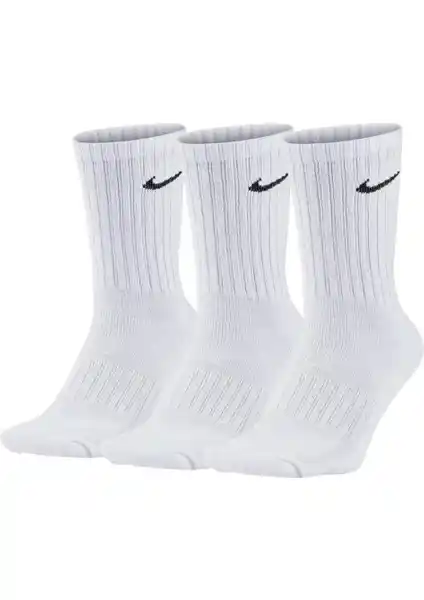 Nike SX7676-100 Everyday Cush No-Show Üçlü Çorap Seti Konfor ve Stil Bir Arada
