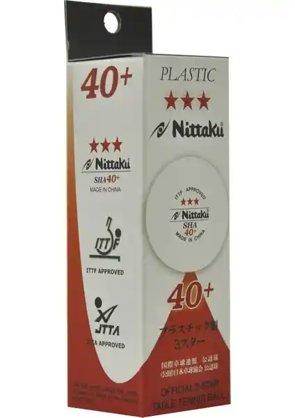 Nittaku 3 Yıl Garantili ITTF Onaylı Masa Tenisi Topu NB1400 Performans ve Güvenilirlik İçin Ideal