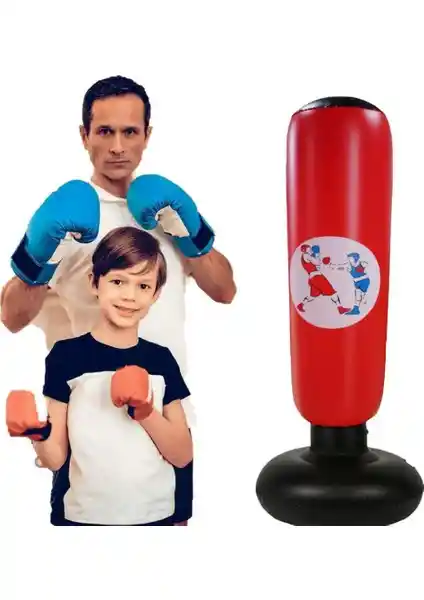 Okel Outdoor Ayaklı Şişme Boks Torbası 120CM: Dayanıklı ve Pratik Spor Ekipmanı