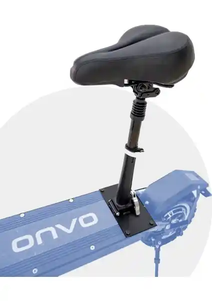 Onvo 012 x Plus Sele: Elektrikli Scooterler İçin Ayarlanabilir Konforlu Koltuk