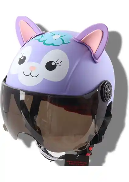 OoTdd Çocuk Kask Kulakları Güvenlik ve Sevimlilik Bir Arada Çocuklar İçin Uygun Koruyucu Kask