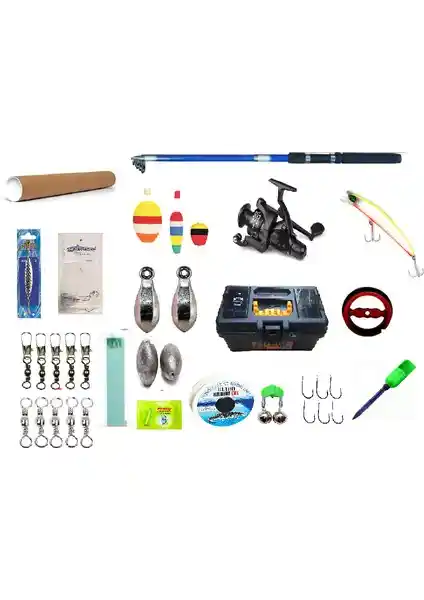 Oscar 300 cm Bloomberg 61 Parça Olta Takımı Balıkçılık Tutkunları İçin Uygun Fiyatlı Kapsamlı Set
