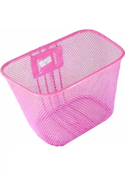 Peak Pembe Tel Örgü Bisiklet Sepeti 16-20 Jant Uyumu ve Şık Tasarımıyla Göz Kamaştırır