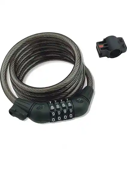 Plus Bisiklet Kilit Şifreli Güçlü Çelik Halat ve Kolay Kullanım Özellikleri