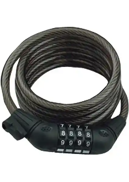 Plus Şifreli Uzun Siyah Kilit 1000x12mm Güvenlik ve Dayanıklılık Sunar