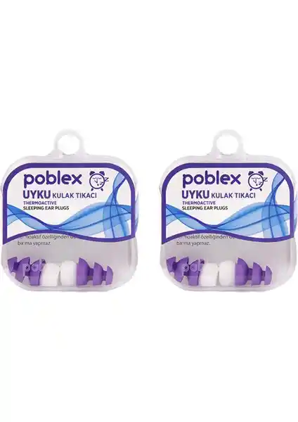 Poblex Uyku Kulak Tıkacı Büyük Beden ile Gürültü İzolasyonu ve Rahat Uyku Sağlar