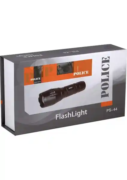 Police PS-44 Cree T6 LED El Feneri: Güçlü, Dayanıklı ve Çok Yönlü Aydınlatma Çözümü