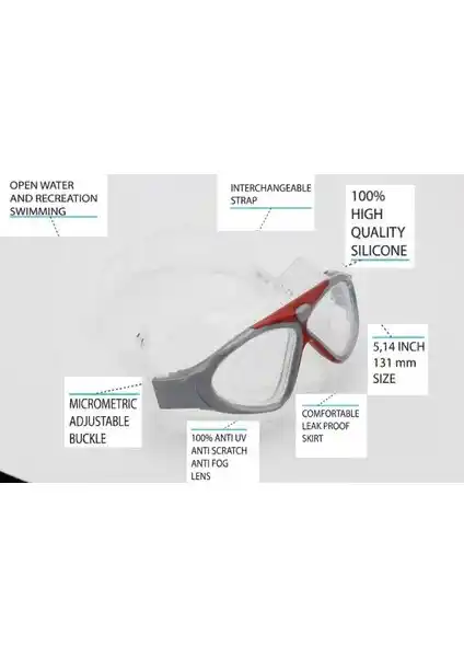 Povit Yetişkin Yüzücü Deniz Gözlüğü: Yüksek Performans ve Konfor Sağlayan Özellikler