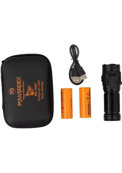 Powerdex PD-7007 El Feneri: Yüksek Parlaklık ve Dayanıklılık Özellikleriyle Çok Yönlü Kullanım