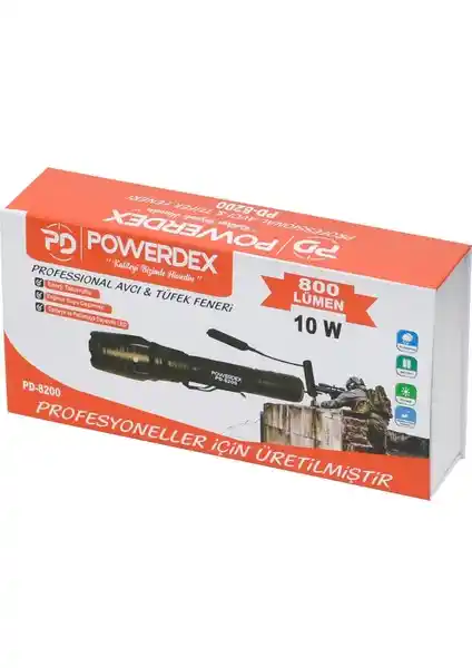 Powerdex PD-8200 10W Şarjlı Tüfek Feneri İncelemesi ve Kullanım Özellikleri