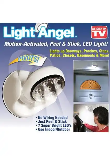 Pratik Dönebilen Sensörlü Lamba Light Angel ile Modern ve Enerji Verimli Aydınlatma Çözümü