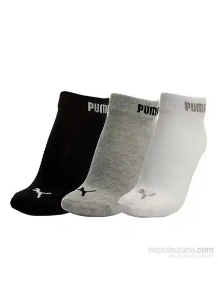 Puma Quarter-V 3P Unisex Çorap Seti: Rahatlık ve Şıklık Sunan Günlük Kullanım Ürünü