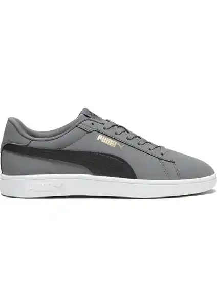Puma Smash 3.0 Buck GRI Erkek Sneaker Günlük Şıklık ve Konfor Sağlayan Modern Tasarım