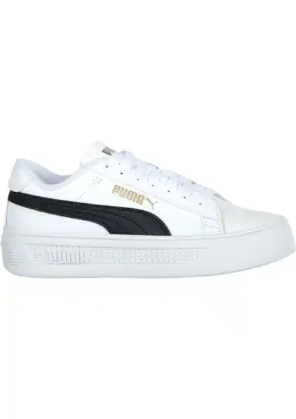 Puma Smash Platform V3 Beyaz Kadın Sneaker Günlük Şıklık ve Konfor Sunar