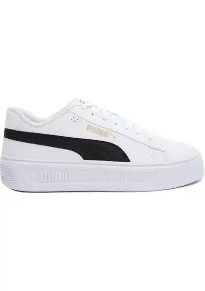 Puma Smash Platform v3 Beyaz Kadın Sneaker: Şıklık ve Konforun En İyi Buluşması