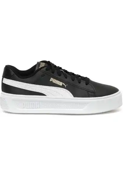 Puma Smash Platform v3 Siyah Kadın Sneaker: Şıklık ve Konforun Modern Buluşması