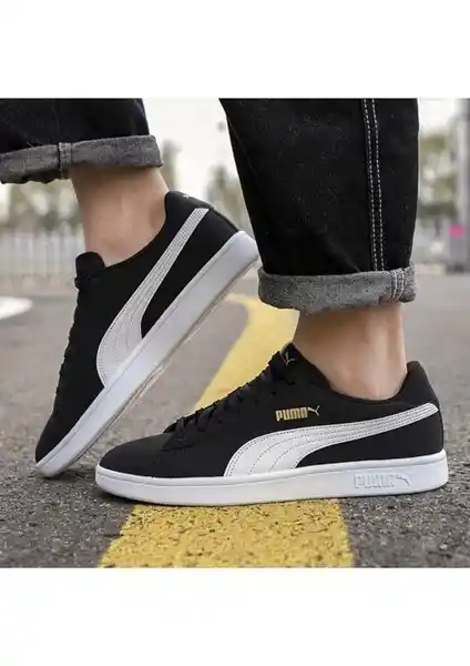 Puma Smash v2 Buck Unisex Spor Ayakkabı Günlük ve Spor Kullanımına Uygun Tasarım