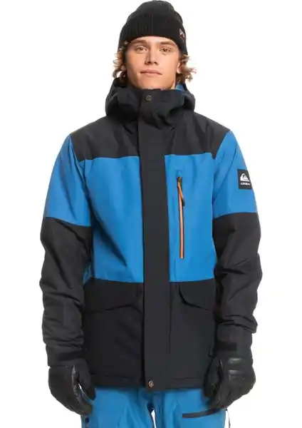 Quiksilver Mission Block Erkek Su Geçirmez Snowboard Montu: Dayanıklı ve Şık Kış Giyim Seçeneği