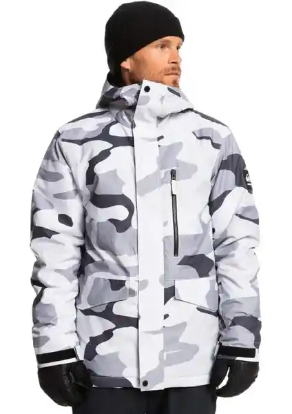 Quiksilver Mission Printed Erkek Snowboard Ceketi: Dayanıklı ve Şık Kış Sporları Giyim