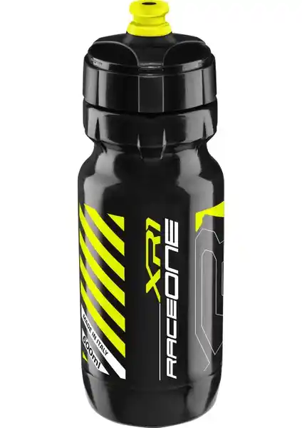 Raceone Matara X1 Siyah-Sarı 600ml Bisiklet Suluk Matara Gıda Güvenliği ve Dayanıklılık