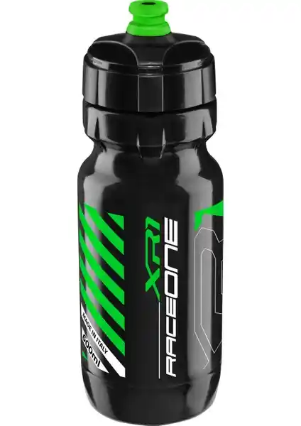 Raceone Matara X1 Siyah-Yeşil 600ML: Şık ve Güvenilir Bisiklet Su Şişesi