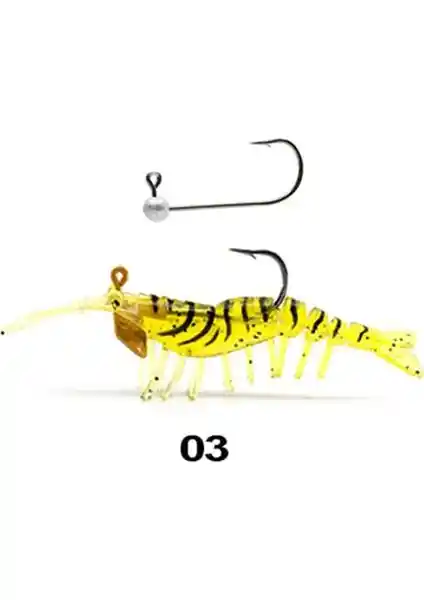 Remixon Ayu Shrimp Karides: Türkiye Sularına Uygun Dayanıklı ve Glow Özellikli Silikon Yem