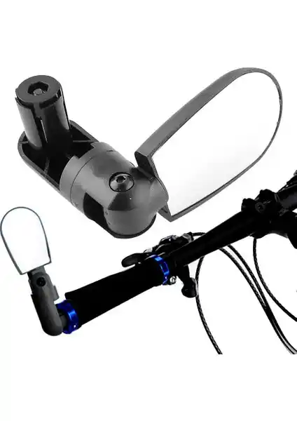 Robesbon Geniş Açı Bisiklet Gidon Aynası Güvenlik ve Estetik İçin Uygun Bir Seçenek